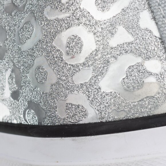 Converse Lift Hi Women's Platform Silver Leopard Sneakers Women’s size 8.5 - Picture 11 of 14